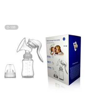 Breast Pump Manual Suction Large Silica Gel Breast Milk Collector Connected thumbnail-3