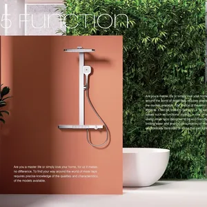 Can Increase the Pressure of the Water Flow Comfortable and Effective Enhance the Overall Aesthetics Shower System Series thumbnail-3