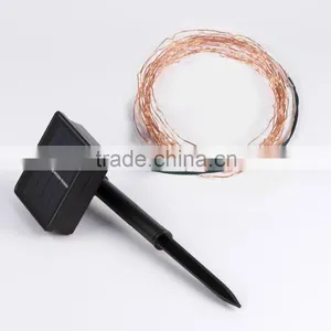 LED Solar Powered Starry String Light Copper Wire Lights Lighting thumbnail-1