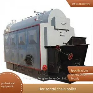 Manufacturer of 1 - Ton Steam Boilers, 2 - Ton and 6 - Ton Fully Automatic Biomass Pellet Hot Water Boilers With Chains thumbnail-1