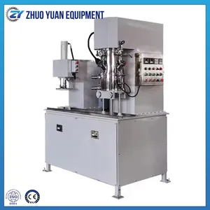 CE Stainless Steel Mixer Vacuum Electric Heating Dual Planetary Paddle Mixer Cosmetic and Medical Moisturizing Cream thumbnail-5