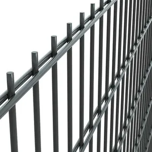 Galvanized Double Wire Mesh Fence With 2.5mm Wire Diameter for Industrial Security thumbnail-3
