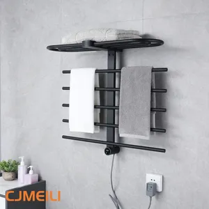 Bathroom Electric Heated Towel Rack, Towel Warmer for Bathroom, Wall Mounted Stainless Steel,5 Colours thumbnail-4