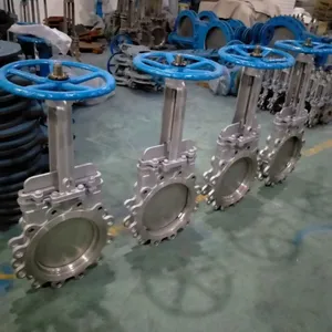 Electric Actuated ANSI Stainless Steel Knife Gate Valve Industrial Cut-off Valve thumbnail-4