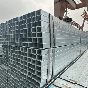 Wholesale Custom Size High Quality Corrosion Resistant Durable Galvanized Steel Pipe/Square Pipe for Concrete Reinforcement thumbnail-5