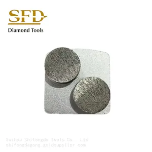 Redi Lock Compatible Diamond Grinding Shoes for Husqvarna Concrete Floor Grinders thumbnail-1