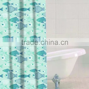 Shower Curtain Rain Drop Printed, Hot Sale Classic Bathroom Waterproof Curtain thumbnail-6