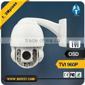 HD TVI 960P 10x Zoom Ptz Camera 1.3 Mp Sony Sensor Mini IR 70M Mini High Speed Dome Camera Provide by China Supplier thumbnail-1