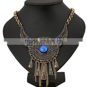 Hot Sale New Deisgn National Style Necklace Heavy Pendant Necklace Gemstone Jewelry thumbnail-3