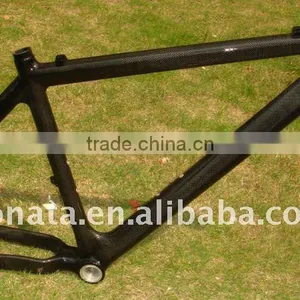 MTB Carbon Fiber Bike Frame 3k Finish thumbnail-1
