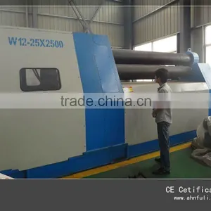 W12-8/ 2500 Metal Sheet 4 Roller Bending Machine 4 Roller Rolling Machine thumbnail-1