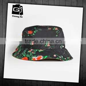 Adult Mexican Cheap Tie Dyed Printed Bucket Hat With Logo Patch thumbnail-1