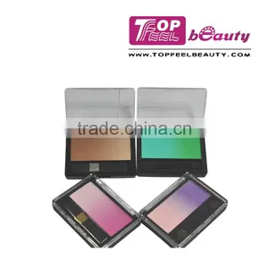 2016 Newest 3 Color Ombre Blush With Brush thumbnail-1