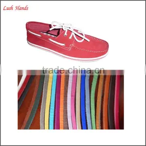 5mm Buff Flat Leather Cord for Shoelace thumbnail-1