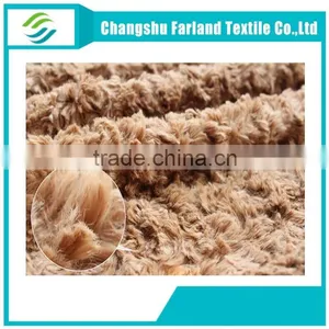 Polyester Stretch Ruffle Plush Fabric thumbnail-3