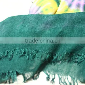 Fashionable Polyester Cotton Ties Dye Long Scarf Viscose Scarf thumbnail-3