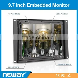 9.7 Inch Full View Angle Ips Lcd Touchscreen Metal Housing Monitor thumbnail-1