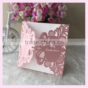 Cheap Laser Cut Cards Wedding Invitation Card Made in Chinese Factory,baby Christening and Quinceanera Inviteation Greetingcard thumbnail-5