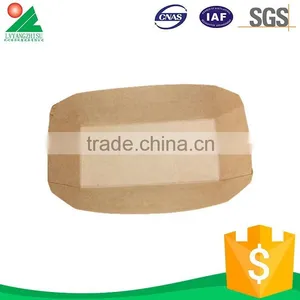 Kraft Paper Disposable Kid Paper Lunch Box thumbnail-6