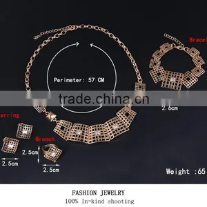 Hot Selling High Quality Alloy Jewelry Set With Gold Plated Jewelry Sets Dubai Custom Jewelry Set thumbnail-4