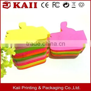 Custom Shape, Custom Size, Custom Printing Hand Shaped Sticky Notes thumbnail-1