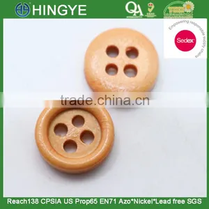 Sedex Audited Factory 2 Pillar Wooden 2 Holes Button thumbnail-1