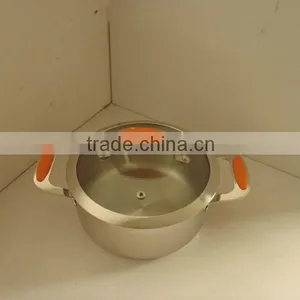 18/8 Stainless Steel Casserole for Home Use Suitable for Induction thumbnail-1