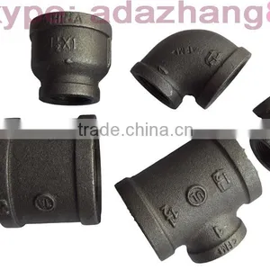 Malleable Cast Iron Pipe Fitting Pipe Fitting BS DIN NPT Standard Pipe Chinese Fittings Factory thumbnail-1