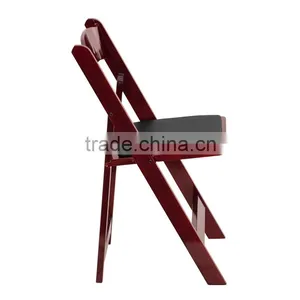 Solid Birch Wood Made Hotel Banquet Chair/wooden Beach Chair thumbnail-2