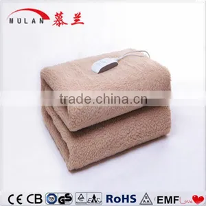 100% Synthetic Wool Fabric Electric Blanket With Heating Element thumbnail-1