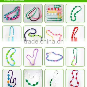 Food Grade Silicone Nursing Teething Necklace Wholesale For Mum And Baby thumbnail-2