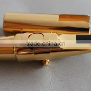 High Grade Metal Alto Saxophone Mouthpiece Size 5-7, Gold or Silver Plated thumbnail-4