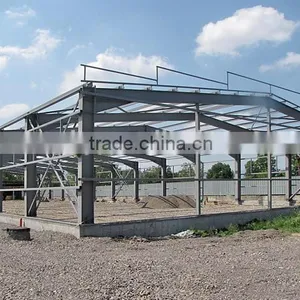 Factory Price Large Span H-section Used Steel Structure Warehouse, Prefabricated Steel Warehouse thumbnail-1
