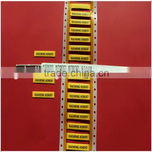 High Flame Retardance VW-1 Permanent Identification Polyolefin Cable Marker Sleeve /cable Marker Tags thumbnail-1