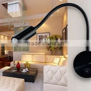 Bathroom Wall Light Led Lighting Fixtures Warm White Silver Black With On/off Switch thumbnail-2