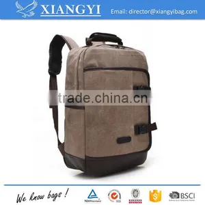 Vintage Canvas School Backpacks Shoulder Bags Computer Backpack thumbnail-1