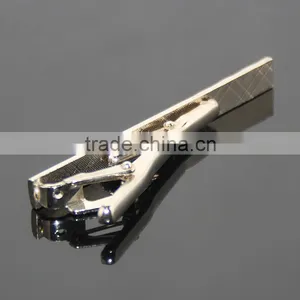 Wholesale Gentleman Silver Simple Necktie Tie Clip Bar Pin Practical Men Style Metal Blank Cheap Tie Clips thumbnail-6