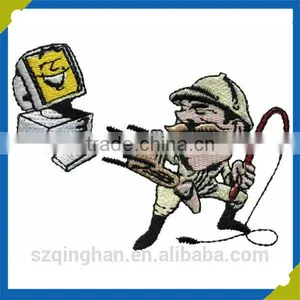 OEM Woven Patch Caricature Embrodery Patch Decorated Embroidered thumbnail-6