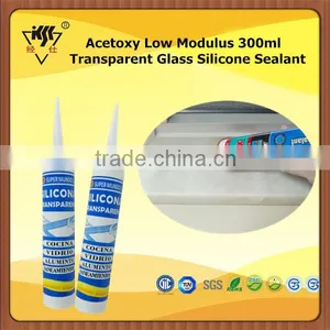 Acetoxy Low Modulus 300ml Transparent Glass Silicone Sealant thumbnail-1