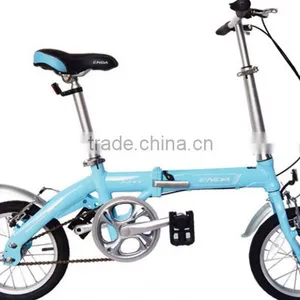 ENDA Folding Kids Bike 14 Inches Wholesale Aluminum Alloy POCKET BIKE thumbnail-3