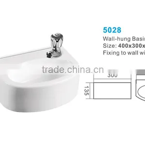 Wall Hung Basin and Sink for Hotel Bathroom Project thumbnail-3