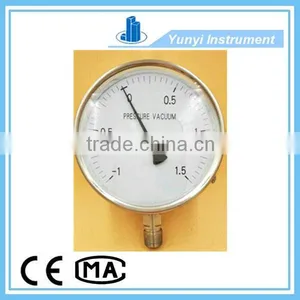 All Stainless Steel Vacuum Pressure Gauge thumbnail-1
