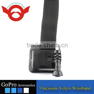 3 Incisions Nylon Wrist Band Belt Wrist Strap for Extreme Action Camera Gopro Hero 2/3/3+/4/4 Session thumbnail-4