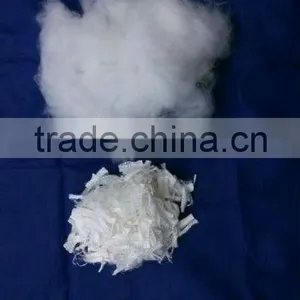 White Solid Polyester Staple Fiber 0.8Denier X 51MM thumbnail-1