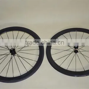 New Product 2014 700c Carbon Clincher Rims 3K&gross/matte Finished Carbon Fiber Mountain Bike Wheels thumbnail-1