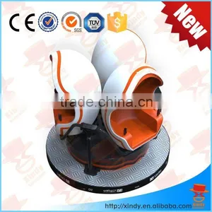 9D Virtual Egg Reality Cinema With 360 Degree View Helmet thumbnail-2