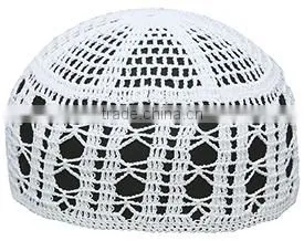 Wholesale Sales of Pure Cotton Muslim Style of Making Handmade Crochet Hats thumbnail-4