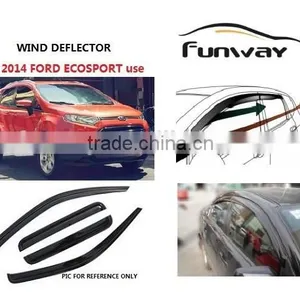 2-TONES Ventvisor Window Rain Guards Side Window Deflectors for 2014 FORD ECOSPORT thumbnail-2