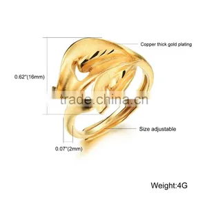 Wholesale Fashion Jewelry Special New Women Design Antique Gold Finger Ring thumbnail-6