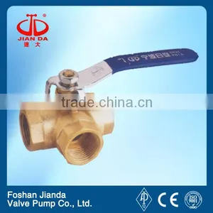 Threaded End Copper Tee Ball Valve thumbnail-1